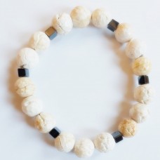 White Natural Stone Bracelet